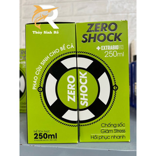ZERO SHOCK 250ML-PHAO CỨU SINH CHO HỒ CÁ