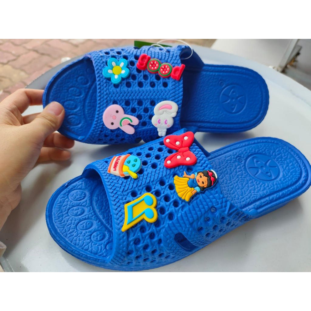 Dép tổ ong THÁI siêu nhẹ Kèm Sticker dễ thương cho nữ đủ màu from rộng siêu bền