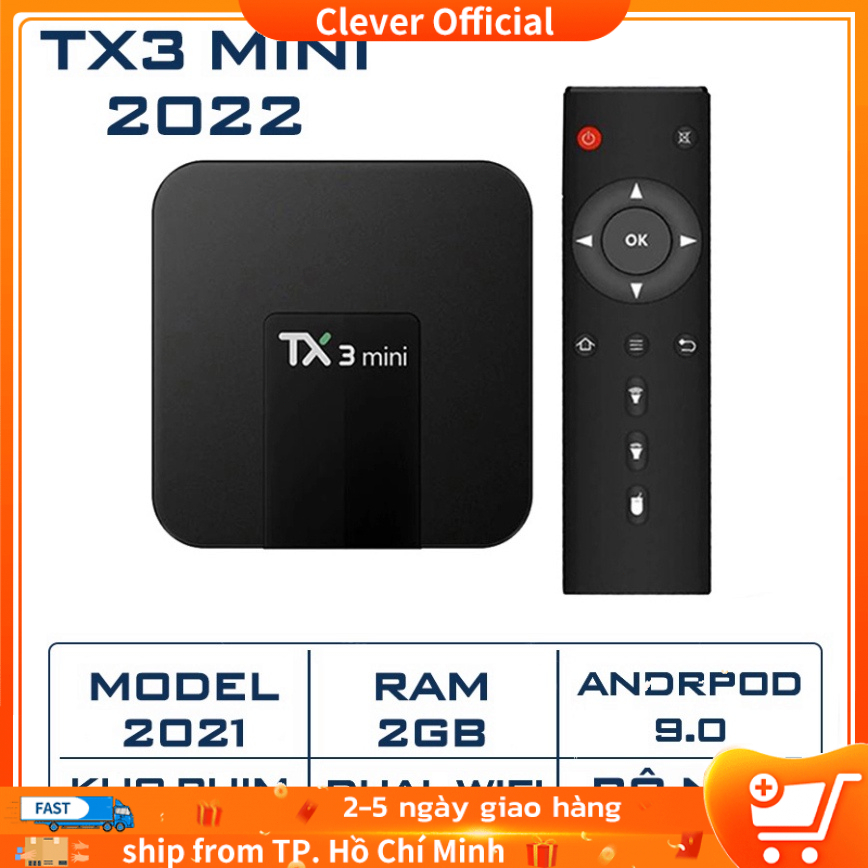 Android TV Box TX3 mini+ Plus 2022 - Ram 2GB, Amlogic S905W2, Android 11