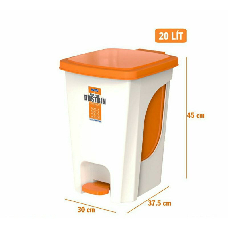 Thùng rác đạp Matsu lớn Duy Tân ( Hàng Việt Nam chất liệu cao cấp , an toàn )
