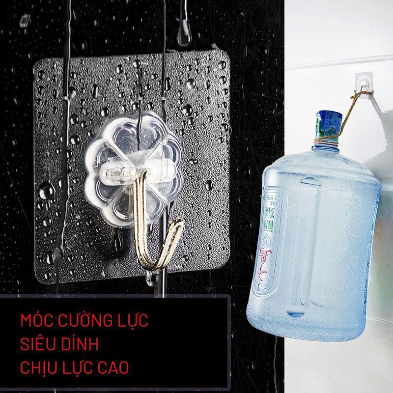 Combo 30 Móc treo đồ dán tường siêu dính