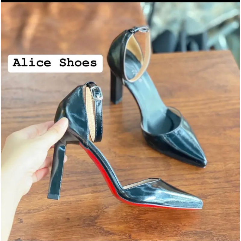 Giày Dép Bupber Cao Gót Phối Xoàn Chéo 9P - -Hàng VNXK Cao Cấp - Full Size 34-42