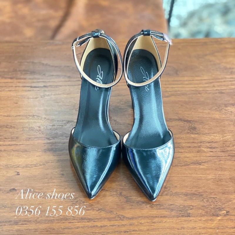 Giày Dép Bupber Cao Gót Phối Xoàn Chéo 9P - -Hàng VNXK Cao Cấp - Full Size 34-42