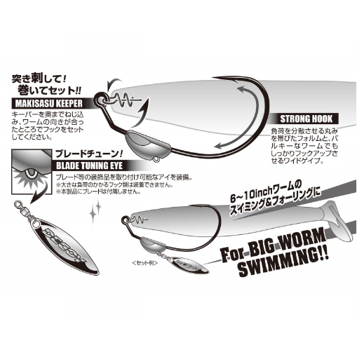 Lưỡi câu Decoy Worm 130M