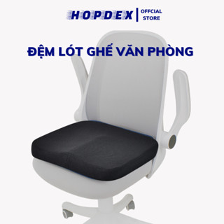 Đệm Ghế Văn Phòng - Đệm Lót Ghế Cao Su Non Chống Trĩ Thoáng Khí Lót Mông Chống Đau Mỏi Lưng HOPDEX