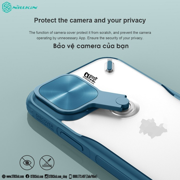 ỐP LƯNG IPHONE 12 - 12 PRO NILLKIN CYCLOPS CÓ STANDEE CHÍNH HÃNG HÀNG CHUẨN