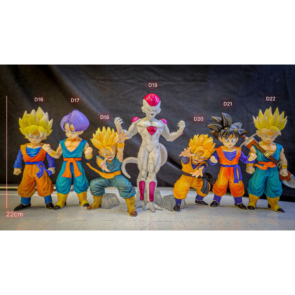 Combo mô hình Dragon ball Mabuu, songoku, trunk, bardock, piccolo tự chọn giá siêu đẹp