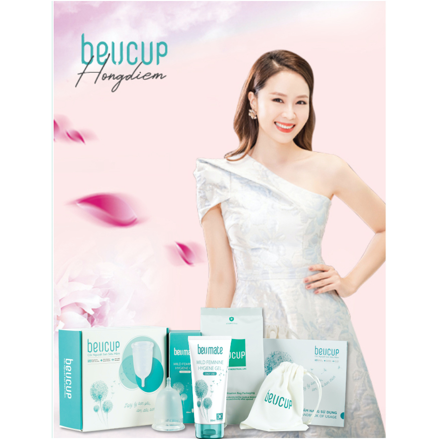 Dung Dịch Vệ Sinh Phụ Nữ Beucare Và Vệ Sinh Cốc Nguyệt San BeUcup 100ml Chính Hãng