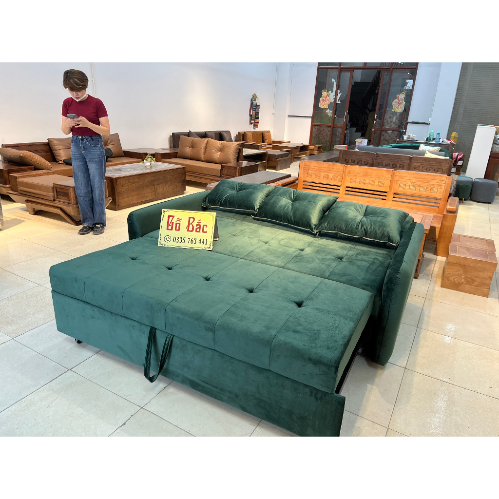 HÀNG CHÍNH HÃNG- ghế sofa giường thiết kế thông minh kích thước 2m x 1m8