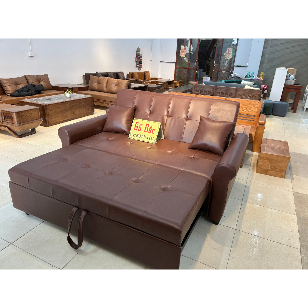 HÀNG CHÍNH HÃNG- ghế sofa giường thiết kế thông minh kích thước 2m x 1m8