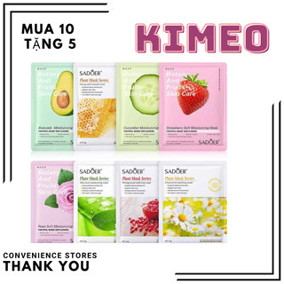 Mask nội địa Kimeo 10 miếng. Mặt nạ trắng da nội địa Trung giá rẻ. Mua 10 tặng 5.