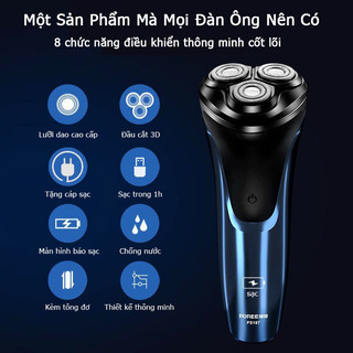 Máy cạo râu 3 lưỡi Poree PS197