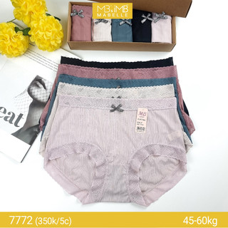 Quần lót nữ làm mát khử khuẩn sexy MB 7772 set 5 màu