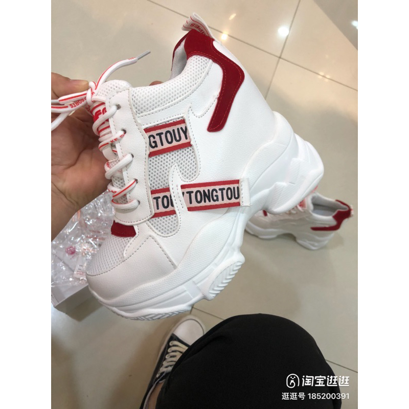 Giày thể thao thời trang độn đế 10,5cm