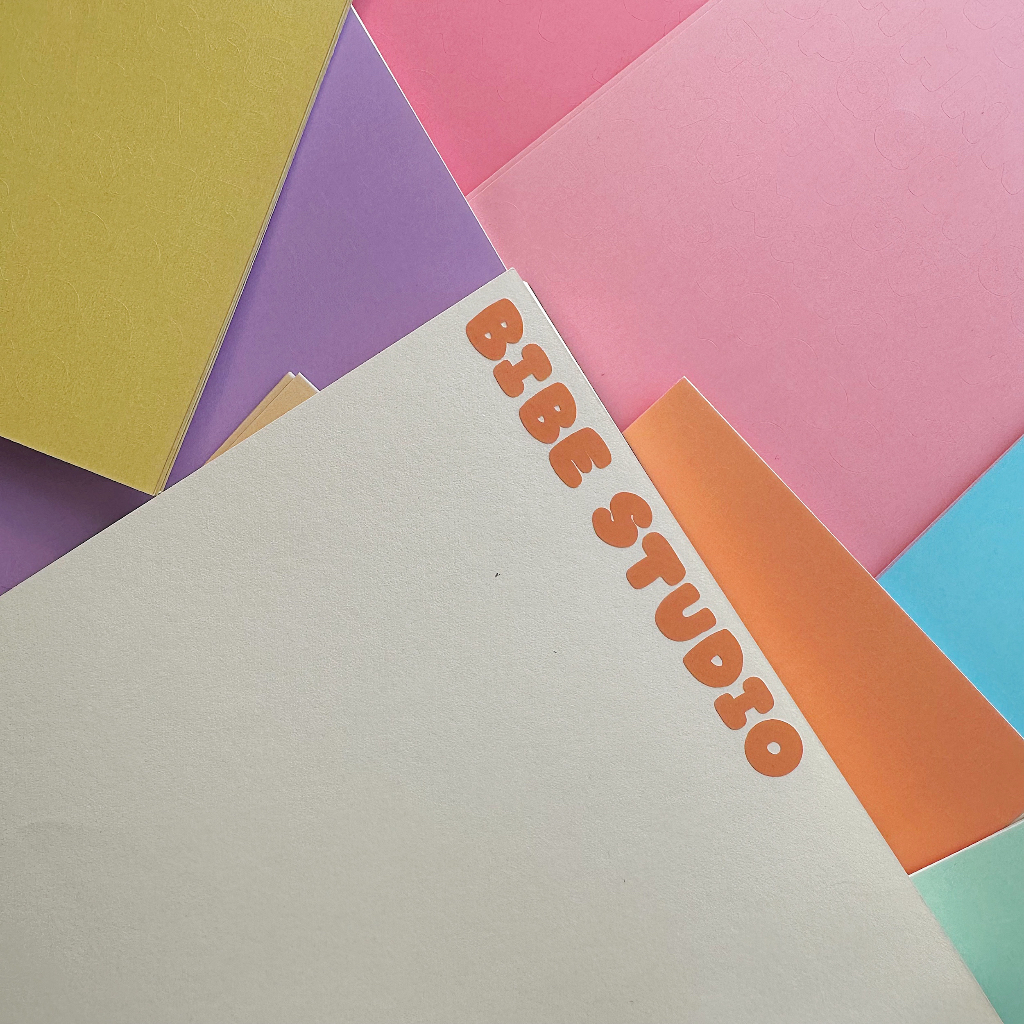 Bibe | Colorful Alphabet Sticker Sheet | Hình Dán Trang Trí Sổ Planner, Bullet Journal
