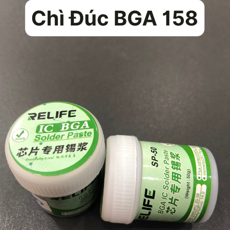 Chì Thiết Đúc Làm Chân IC BGA 158°C