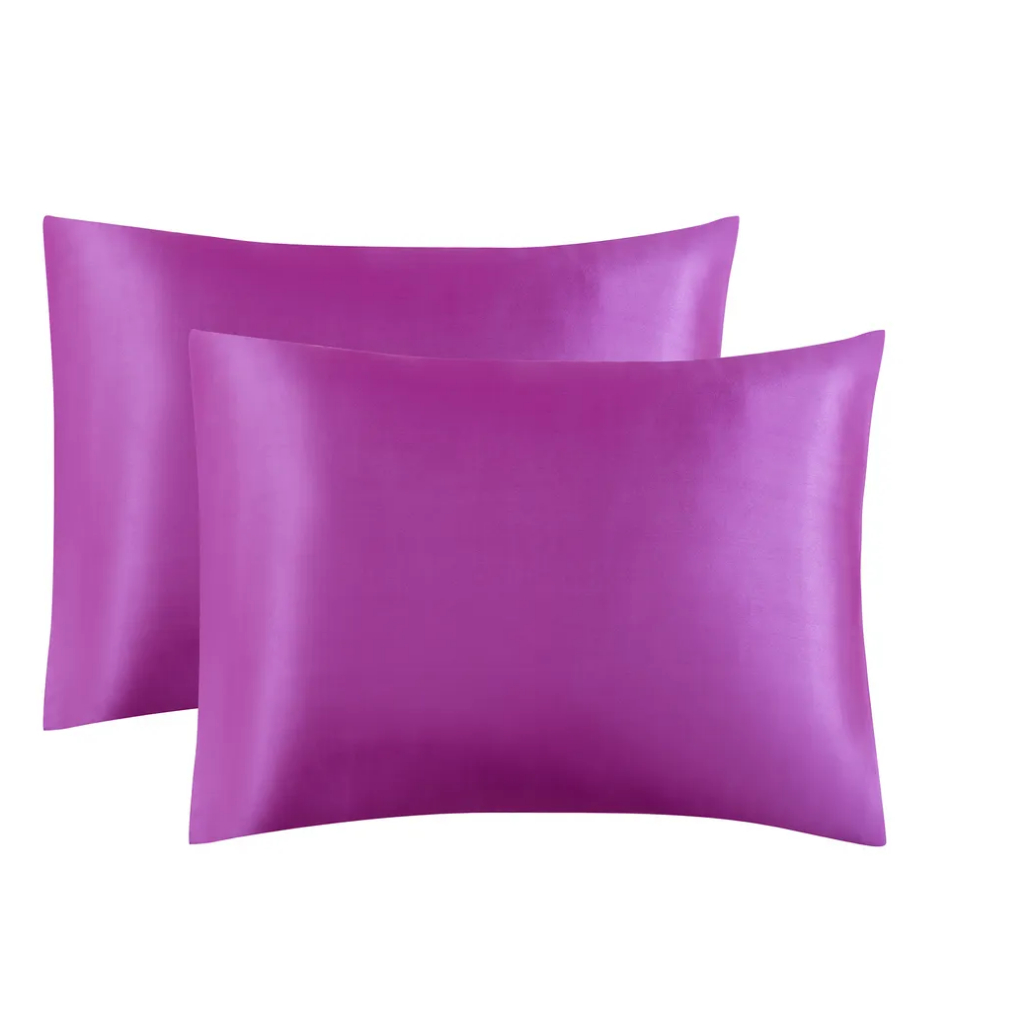 Vỏ áo gối phi lụa mát lạnh cho ngày hè bớt nóng nực 50x75cm