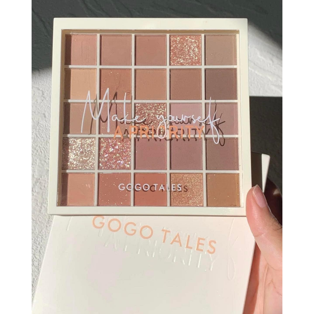 Phấn Mắt 25 ô Gogo Tales Make Yourself A Priority Eyeshadow
