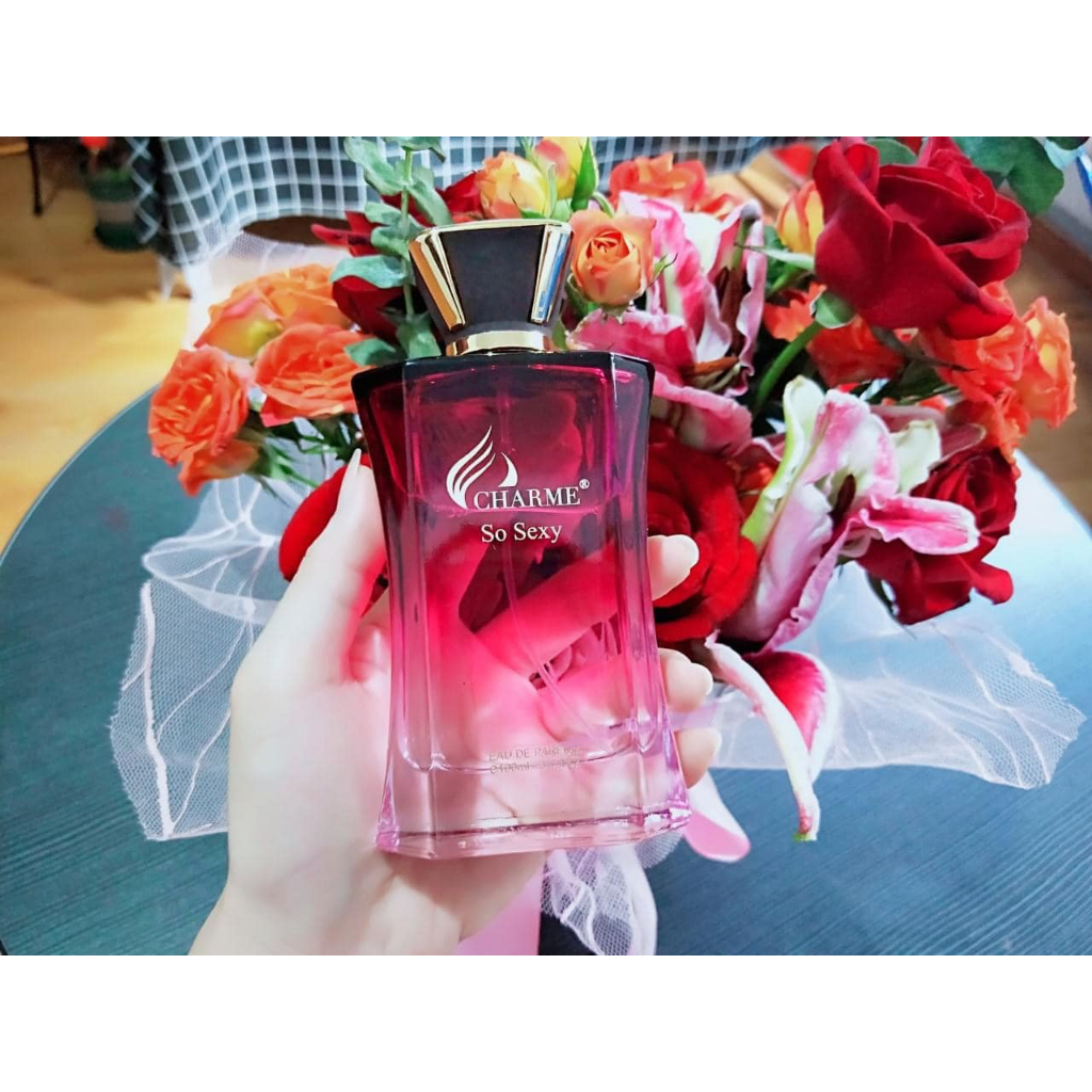 Nước hoa nữ Charme So Sexy thơm lâu, mùi hương hoa hồng, tươi mát sảng khoái, lưu hương lâu dung tích 100ml