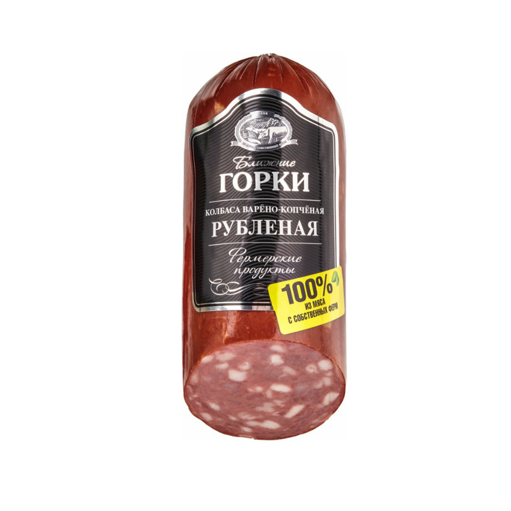 Xúc xích giò Canbasa hiệu Blizhnie Gorki 500g của Nga