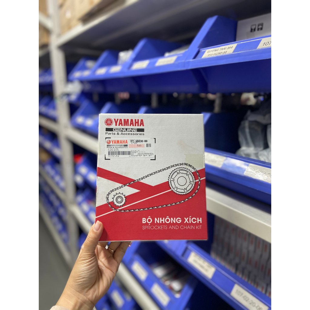 Bộ nhông sên xe Sirius FI  hàng chính hãng YAMAHA