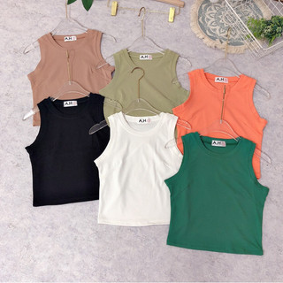 Áo thun ba lỗ Croptop dáng ôm nữ ( BL A.H )