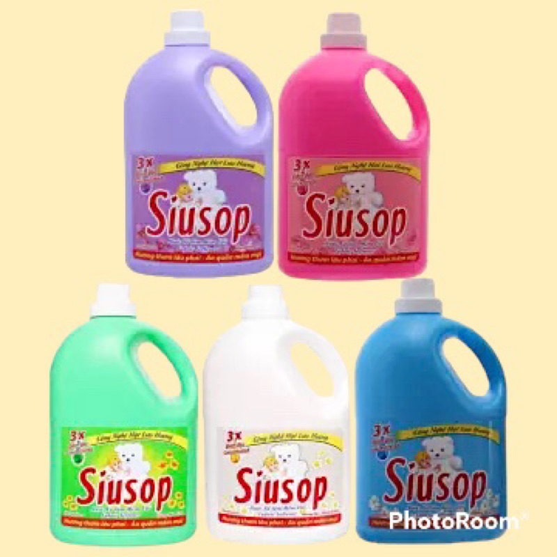 Can xả siusop 3.6kg đủ màu
