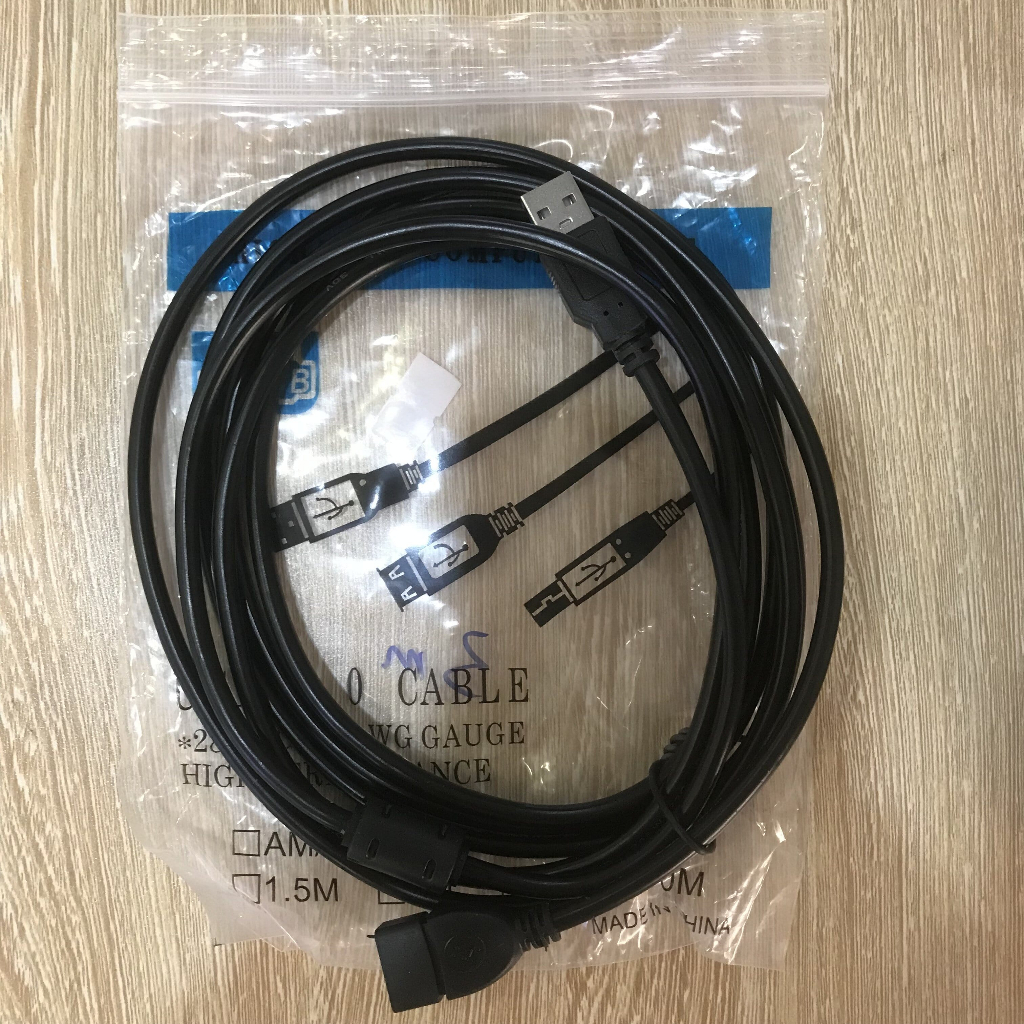 Dây cáp USB kéo dài 5M 3M 1.5M chống nhiễu