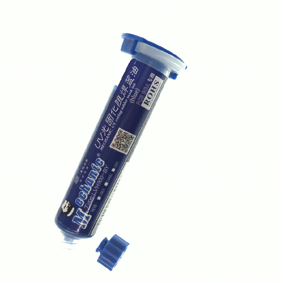 Keo Xanh UV Phủ Mạch Làm IC