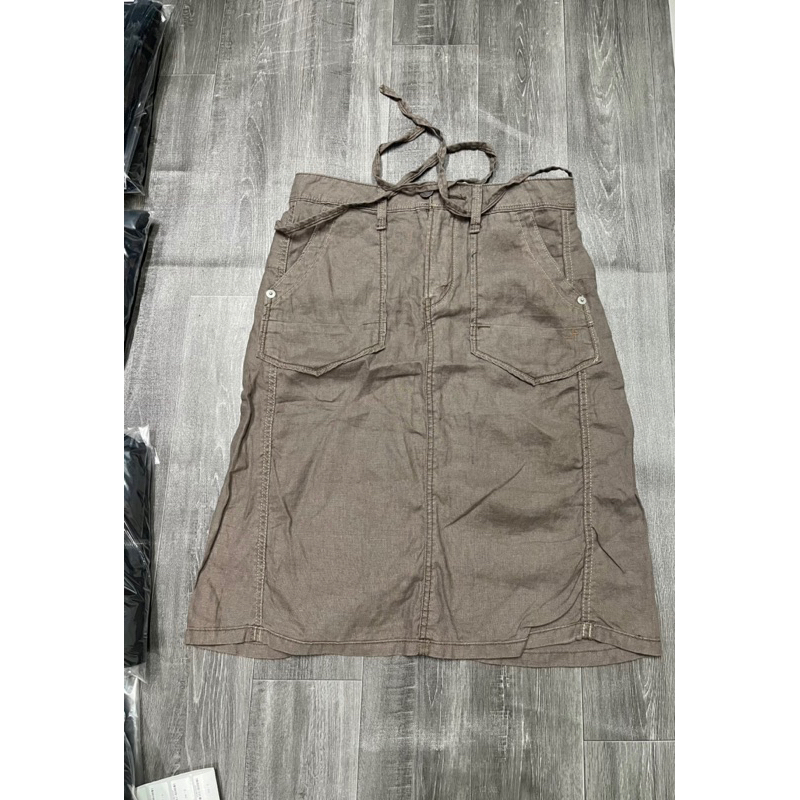 Chân Váy Midi Chữ A Kaki Xuất Nhật - 0000CV
