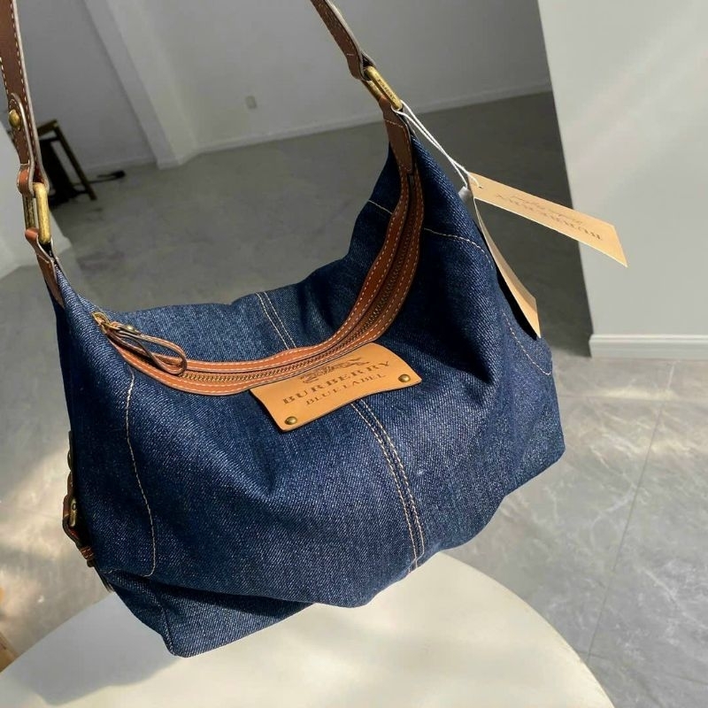 Túi xách Bur.ber.ry kẹp nách Jeans siêu hot