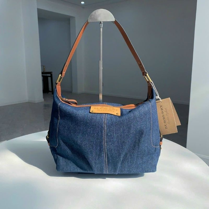 Túi xách Bur.ber.ry kẹp nách Jeans siêu hot