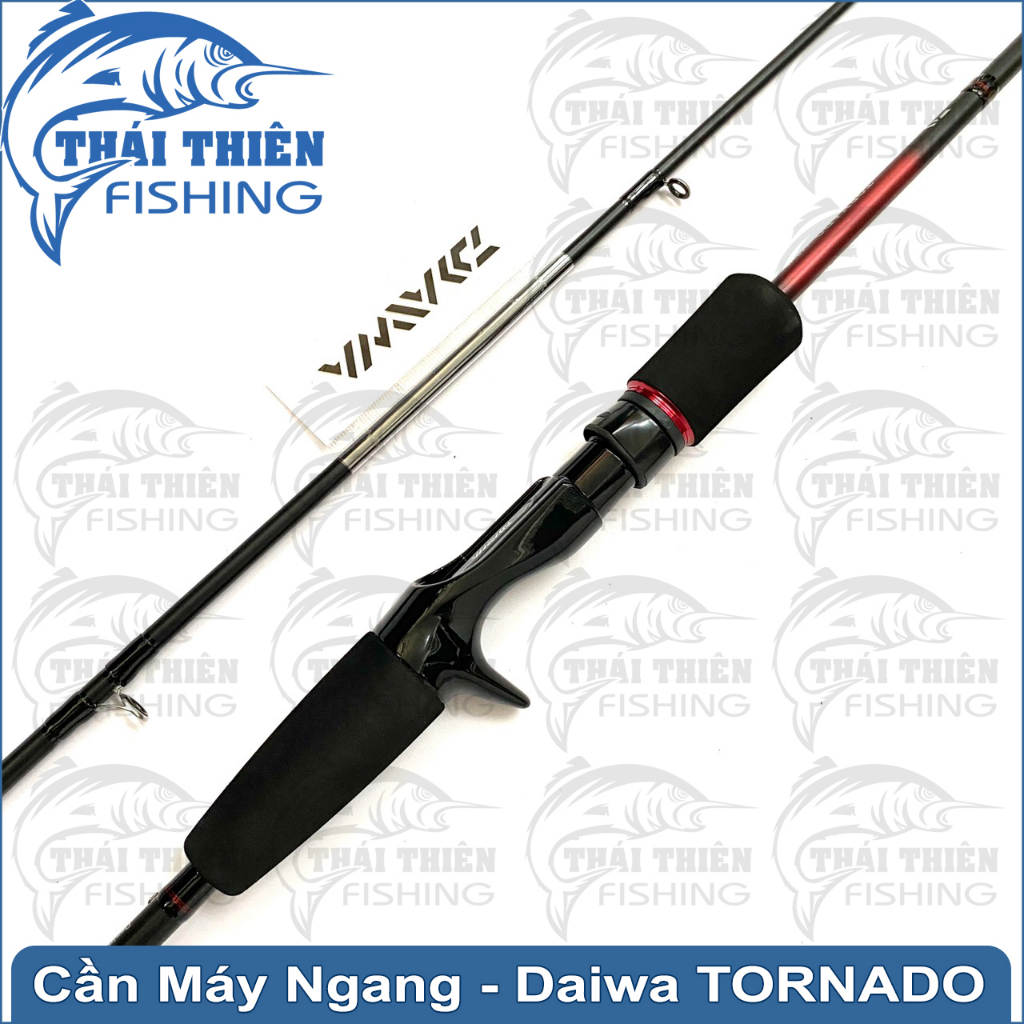 Cần Câu Cá Daiwa Tornado 602MB, 602MHB, 662MB Cần Lure Máy Ngang 1m80, 1m98 Khoen Fuji Hàng Chính Hãng Made In Việt Nam