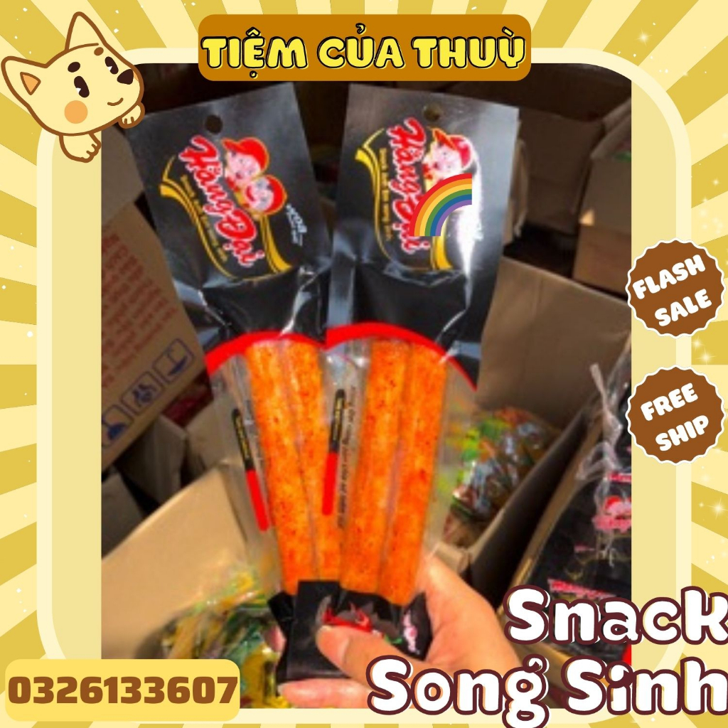 10 Gói Snack Song Sinh Chua Cay 🌶