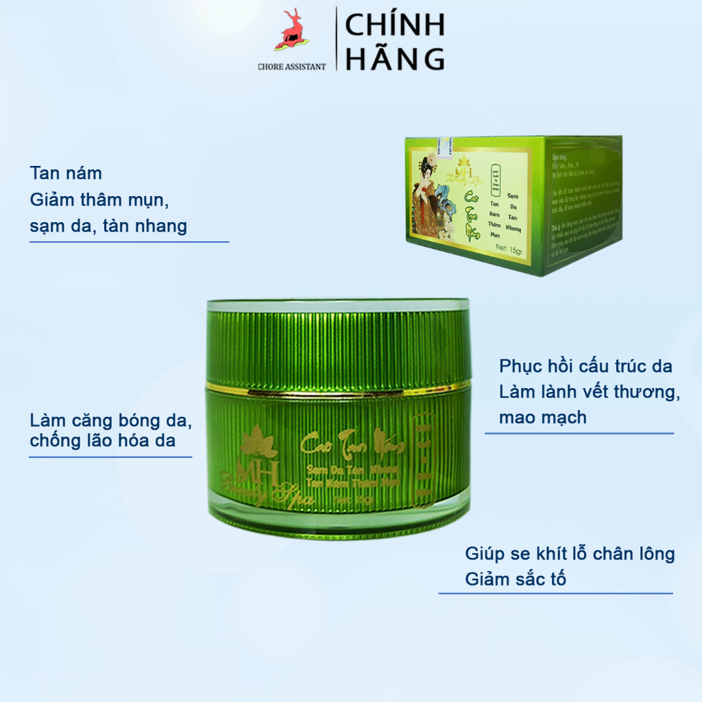 Cao tan nám MH BEAUTY SPA 15gr_Tan nám, giảm thâm_CHÍNH HÃNG