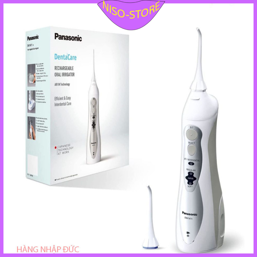 Tăm nước Panasonic ew1411 phiên bản Đức, sản xuất theo tiêu chuẩn Châu Âu