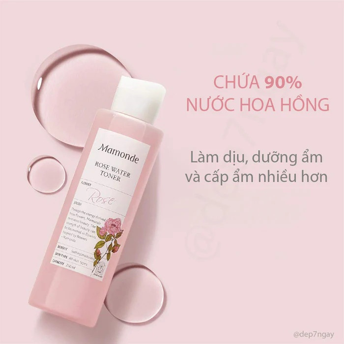 Toner Mamonde - Nước Hoa Hồng Cung Cấp Độ Âm Mamonde Rose Water Toner 250ml (socute) | BigBuy360 - bigbuy360.vn