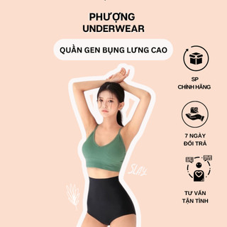 Quần gen bụng mặc váy body lưng cao