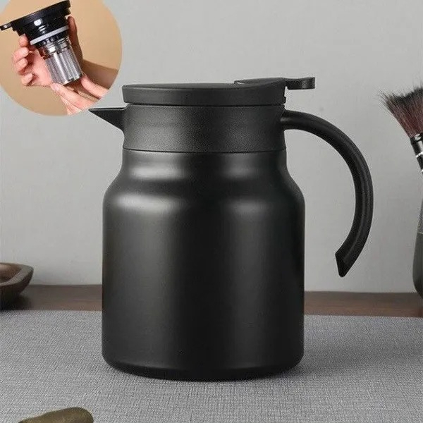 Bình trà giữ nhiệt có lõi lọc trà, chất liệu inox 316 cao cấp dung tích 1000ml giữ nóng 12h | BigBuy360 - bigbuy360.vn