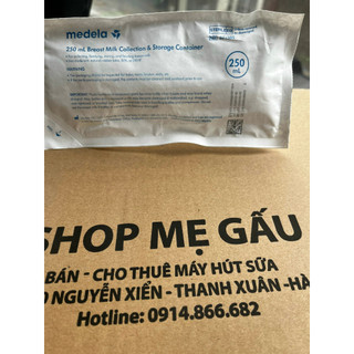 Bình sữa medela 250ml in hoa