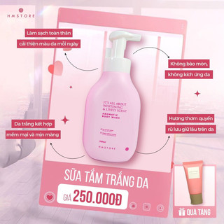 Sữa tắm hm store mẫu mới 2023 thể tích 500ml