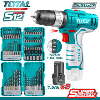 MÁY KHOAN BÚA DÙNG PIN TOTAL 12V TIDLI1232 TIDLI12201 TOSLI23022