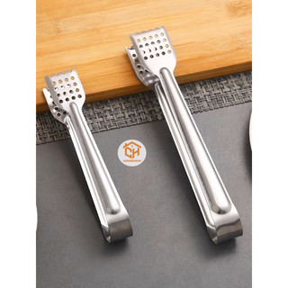 Kẹp inox gắp thức ăn, đồ nướng, chiên rán - dụng cụ gắp đồ nóng gắp đá cam homeware