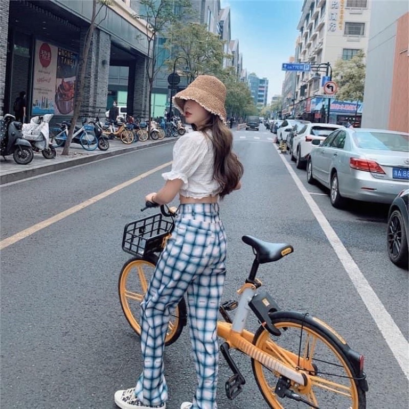 Mũ Cói Nón Cói Viền Ren Dáng Bucket chống nắng đi biển Mẫu hot Trendy 2023 Hayna Hats M117