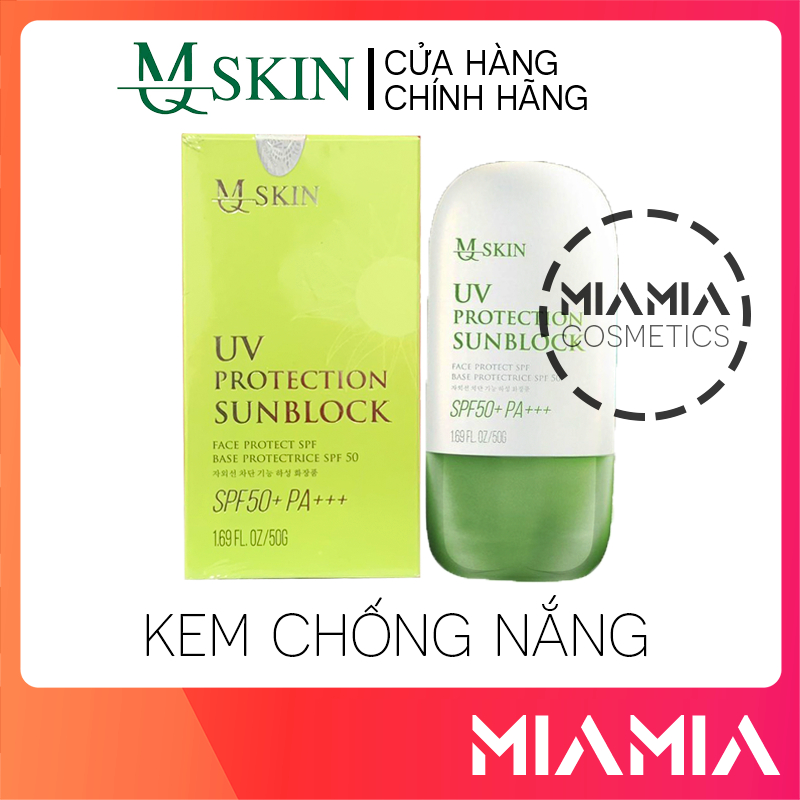 Kem Chống Nắng MQ Skin chính hãng - SPF50+ PA+++ UV Protection Sunblock MQskin - 8936117150234