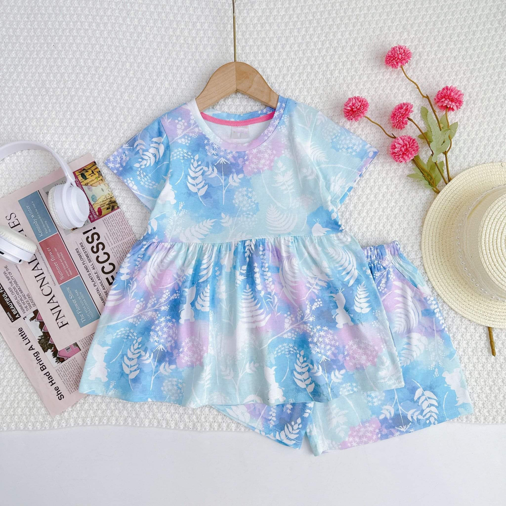 Bộ Baby Doll Mùa Hè Size Từ 17-42kg VNXK