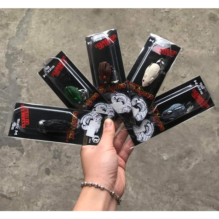 Chuột Lk Hòa - Mồi câu lure Nhái hơi Lk Hòa Phiên bản 8g Action Nổi