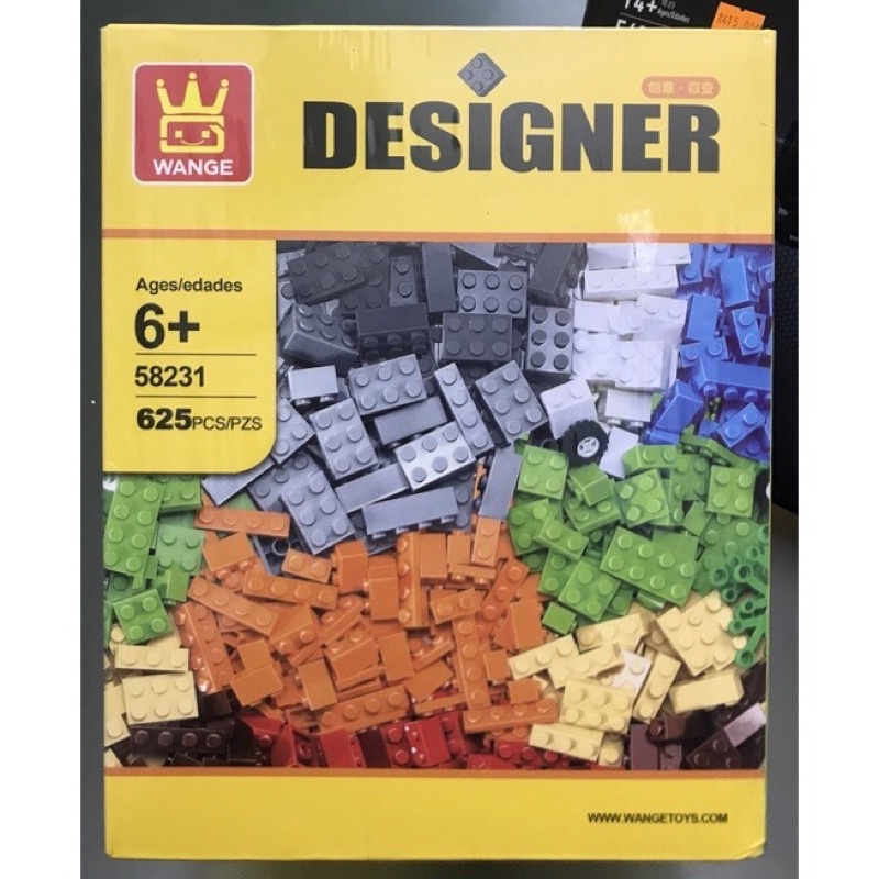 Đồ chơi lắp ráp Classic Designer 58231 Xếp Hình Tự Do Sáng Tạo Thùng 625 Gạch