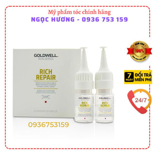 Huyết thanh phục hồi cho tóc hư tổn Goldwell Dualsenses Rich Repair 12x18ml