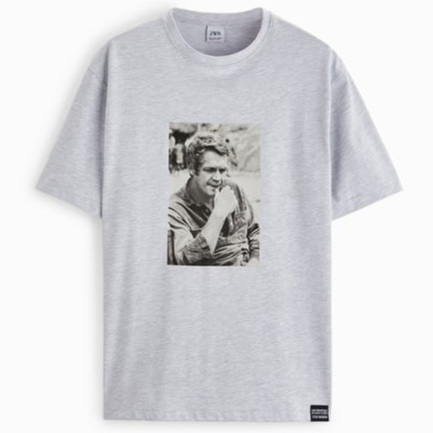 Áo phông Zara authentic STEVE MCQUEEN ™ PHOTOGRAPH size S
